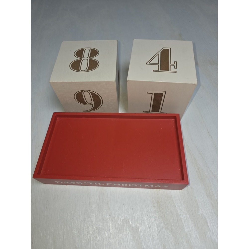 Hallmark- Days To Christmas Countdown Blocks Large - Picture 5 of 6